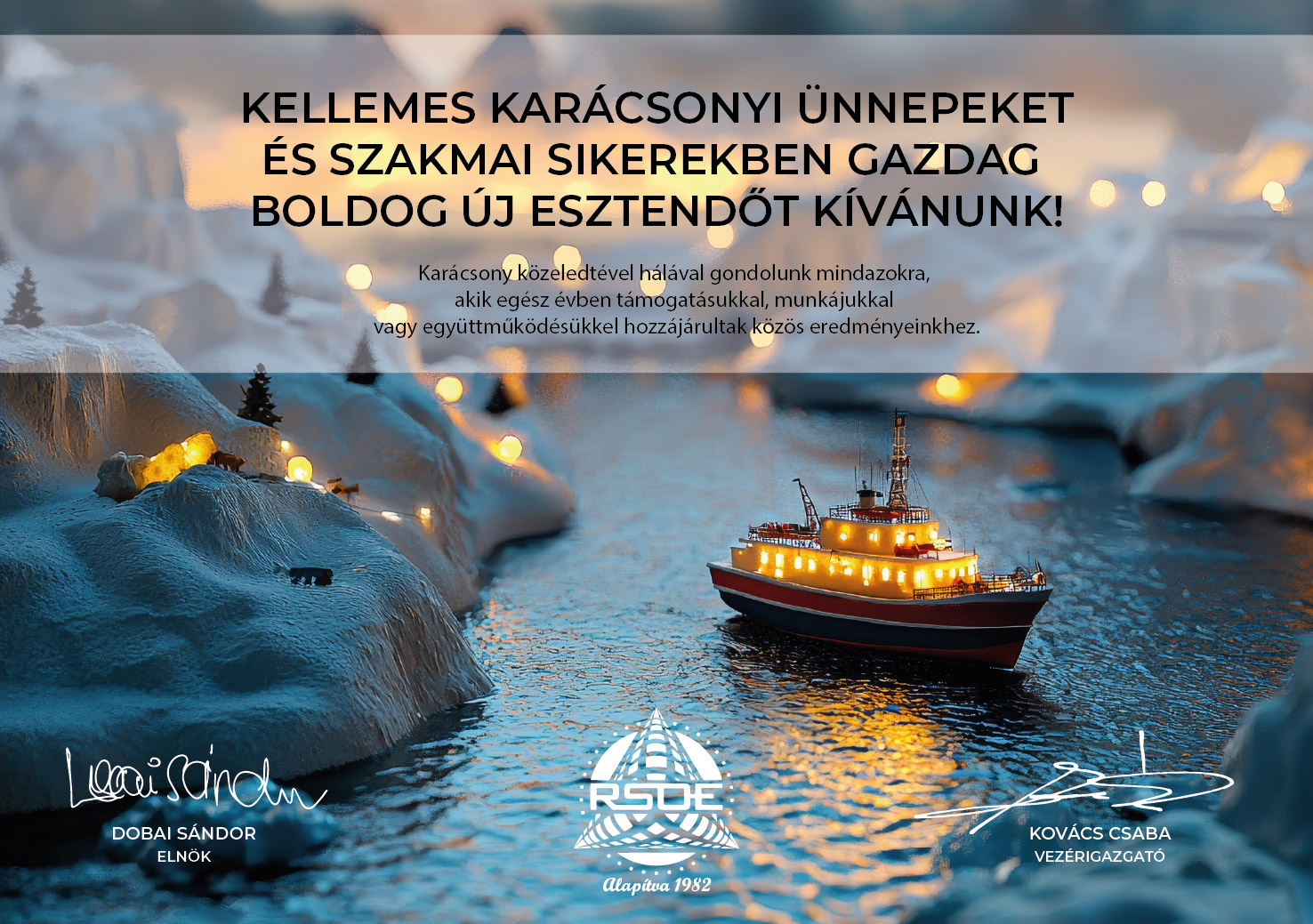 karácsconyi üdvözlet