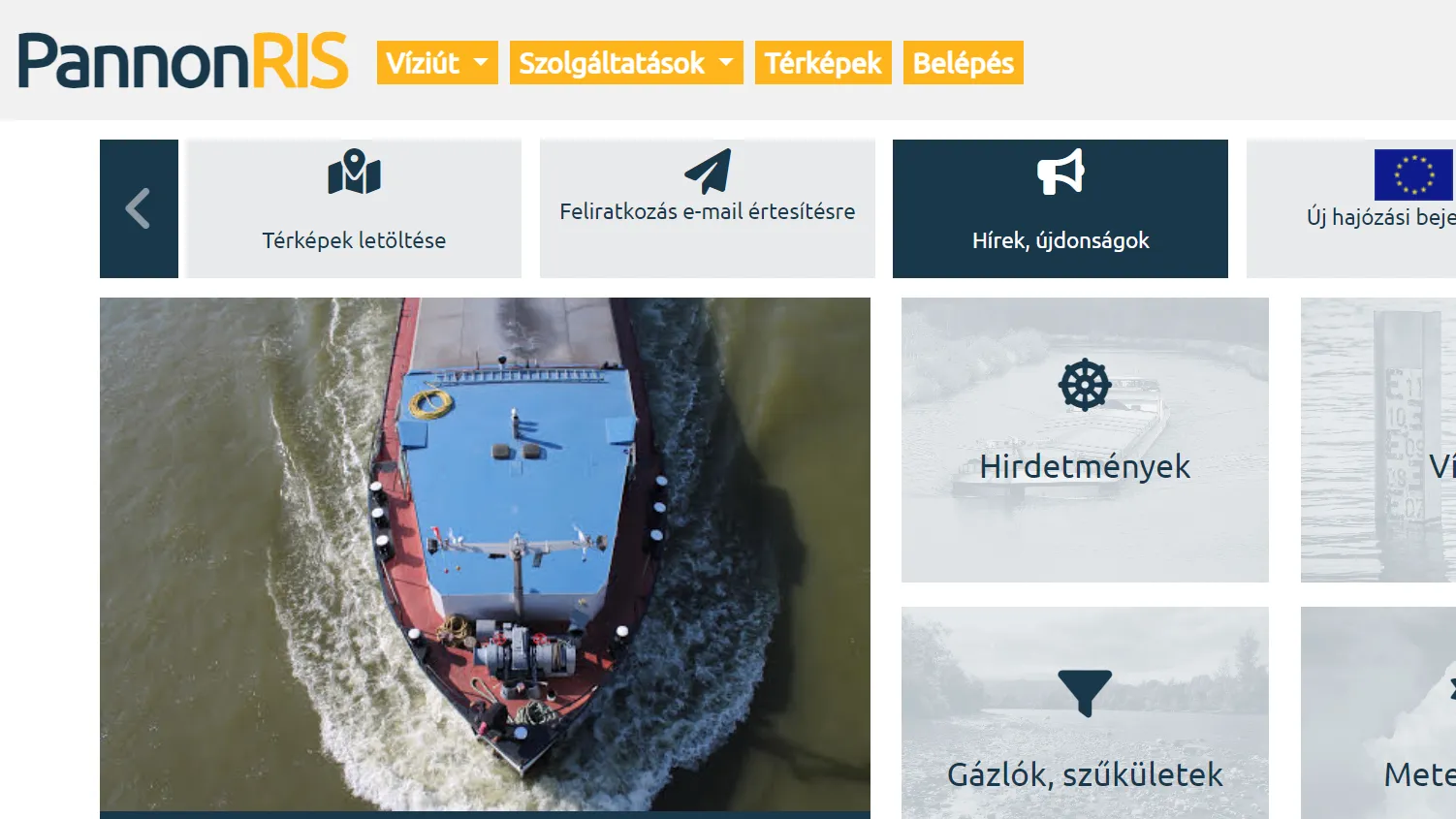 PannonRIS képernyőkép 2